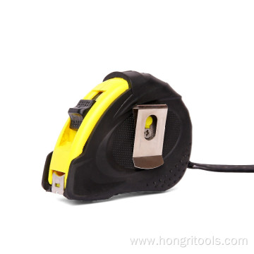 Yellow Color Abs Case Rubber Coated Measuring Tape